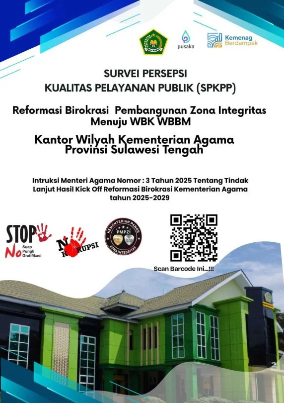 Survei Persepsi Kualitas Pelayanan Publik Kemenag Sulteng