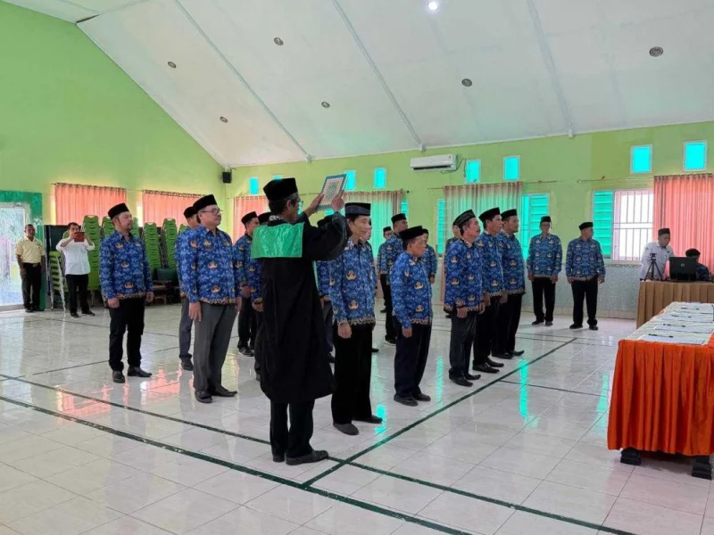 Pelantikan Jabatan Fungsional di Lingkungan Kemenag Prov Sulteng