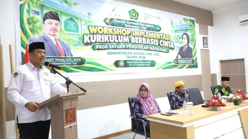 Junaidin Apresiasi Kemandirian Madrasah di Sigi Terapkan KBC