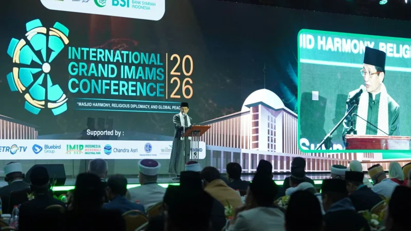 Buka IGIC 2026, Menag Tegaskan Peran Imam Sebagai Duta Perdamaian Dunia