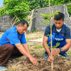 Dukung Ekoteologi Kementerian Agama dan KBC, Kepala MAN 2 Parigi Instruksikan Penanaman 16 Pohon di Area Jogging Track