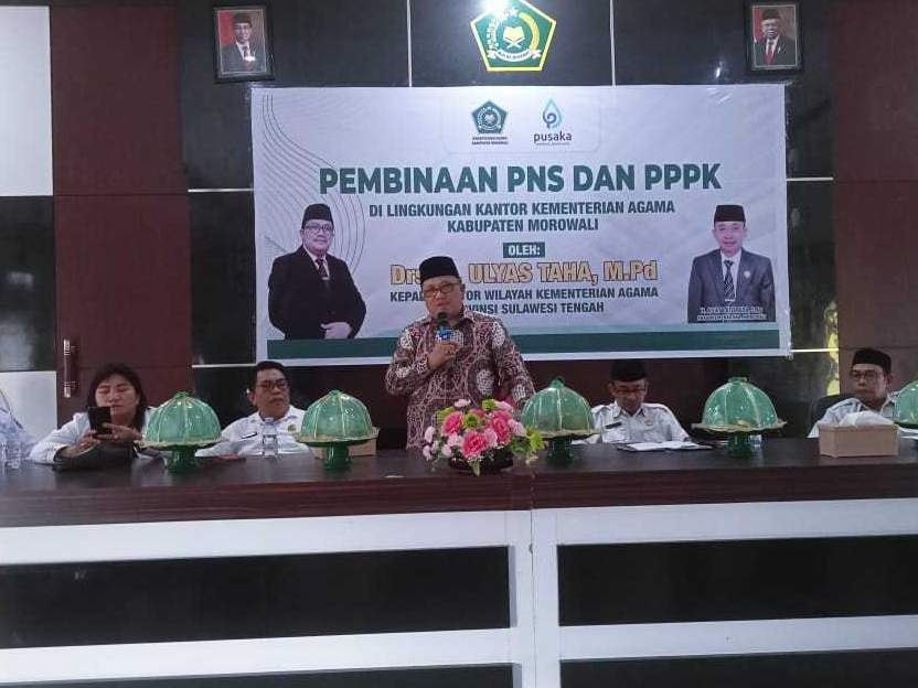 Pembinaan ASN Dan PPPK Kemenag Morowali, Kakanwil Ingatkan Kedisiplinan ...