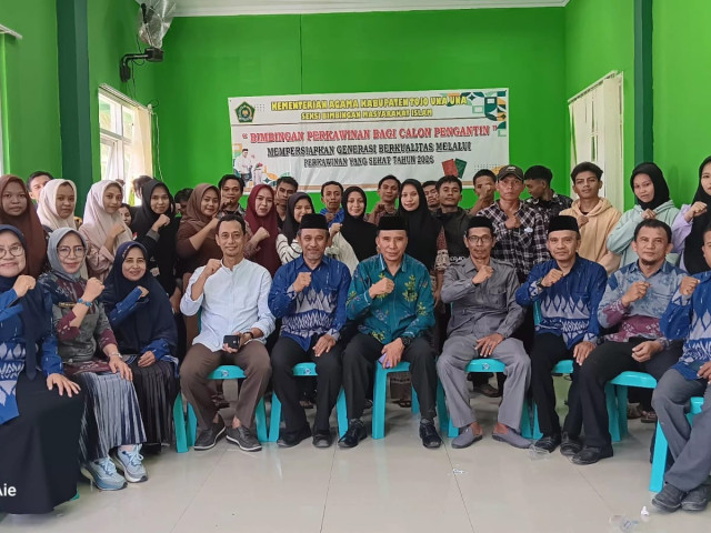 Tak Sekadar Siap Menikah, Kemenag Tojo Una-Una Bekali Catin Hadapi Kehidupan Rumah Tangga