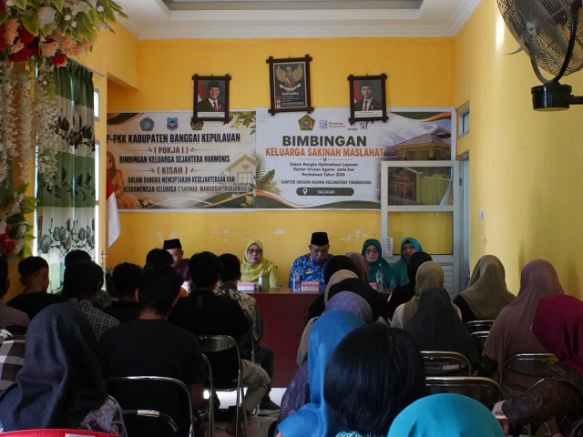Bimbingan Keluarga Sakinah, Kemenag Bangkep Bekali Pasangan Muda Membangun Rumah Tangga Harmonis