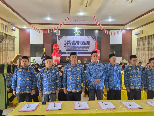 Tujuh Kepala KUA Morowali Dilantik, Siap Perkuat Pelayanan Keagamaan