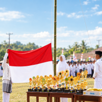 Kobar Semangat "Santri Menguatkan Negeri", Upacara Peringatan Hari Santri 2026