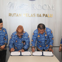 Kemenag Palu dan Rutan Kelas IIA Palu Perkuat Layanan Keagamaan lewat MoU