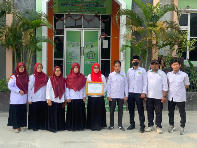 Banggakan Madrasah, Perpustakaan Remepangisani MTsN 2 Kota Palu Raih Terbaik II Se-Kota Palu