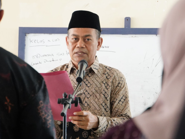 Memperkuat Sinergi Pendidikan, Kakankemenag Bangkep Resmi Melantik Pengurus MGMP Madrasah