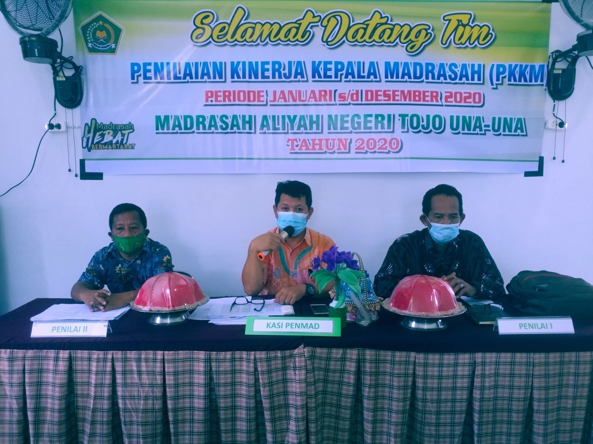 Penilaian Kinerja Kepala Madrasah (PKKM) MAN Tojo Una-una Tahun 2020