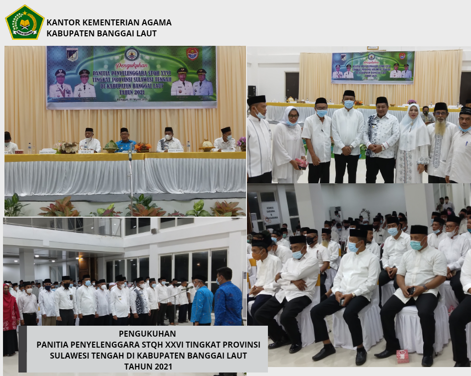Panitia STQH XXVI Tingkat Provinsi Sulawesi Tengah Resmi Dikukuhkan
