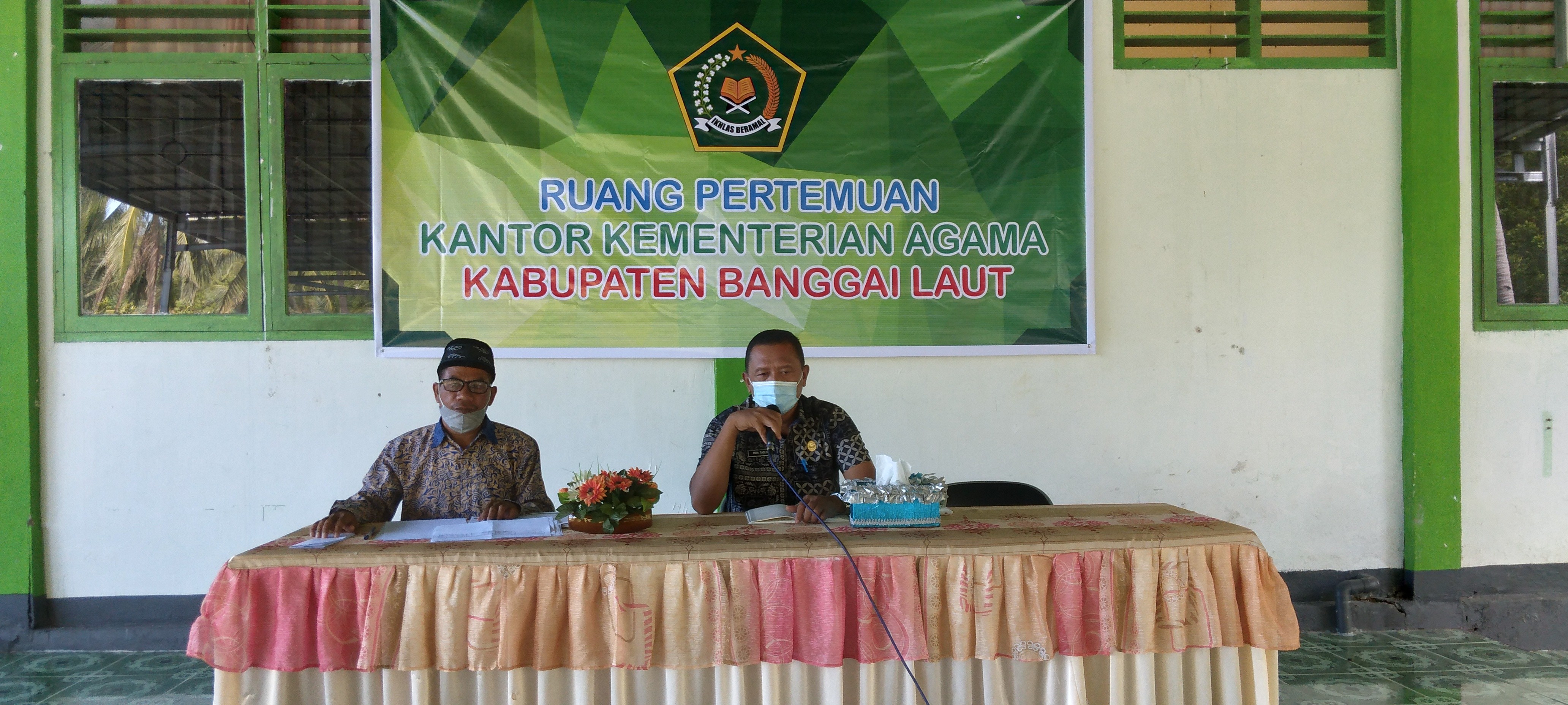 Kemenag Banggai Laut Laksanakan Rapat Evaluasi Realisasi Anggaran TW I Tahun 2021