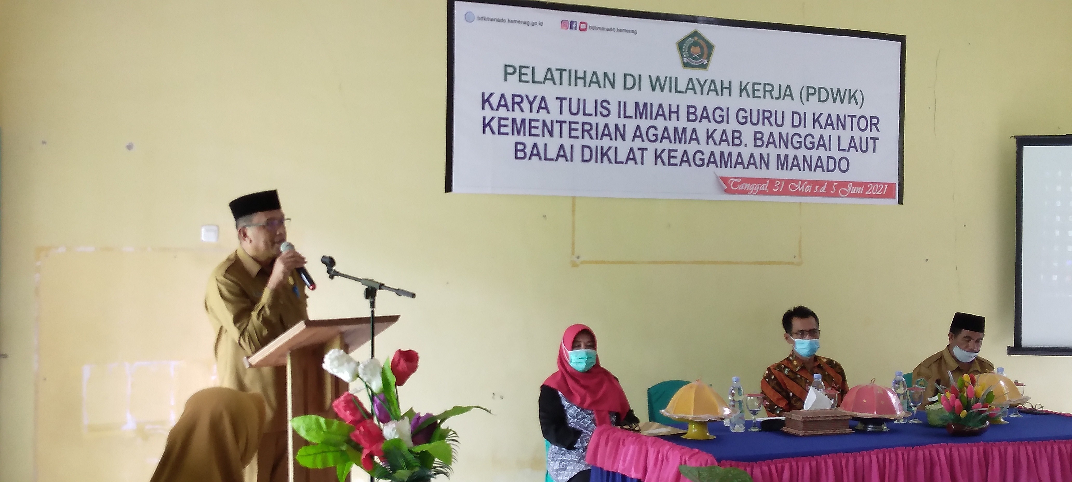 KakanKemenag Taslim Buka PDWK Karya Tulis Ilmiah 