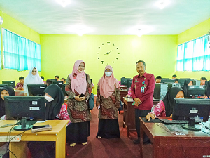Siswa dan Guru MAN 2 Kota Palu Ikuti Asesmen Kompetensi Madrasah Indonesia Kemenag Tahun 2022