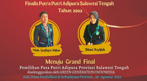 Siswa Man 2 Palu Akbar Dan Jihan Menuju Grand Final Putra Putri Adipura Sulawesi Tengah