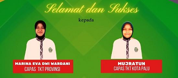 Dua Siswi MAN 2 Kota Palu Lolos Seleksi Calon PASKIBRA Tingkat Kota dan Provinsi 