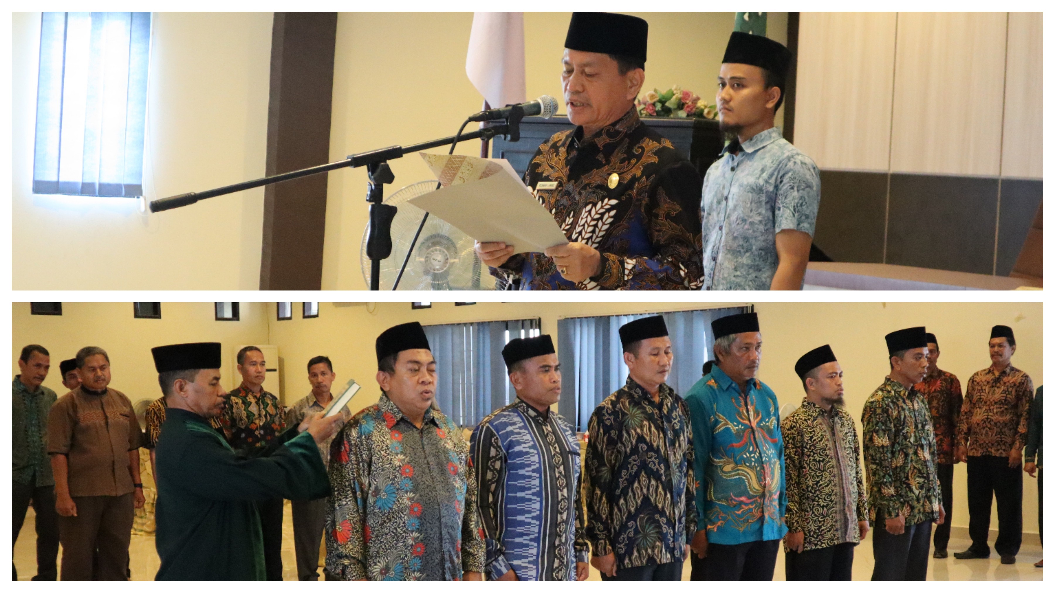 Kakanwil Kemenag Sulteng lantik 6 Pejabat Eselon IV dan V