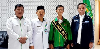 Siswa MAN 2 Kota Palu Farid Mufid Azis Wakili Sulteng Dalam Kegiatan Hari Anak Nasional 2022