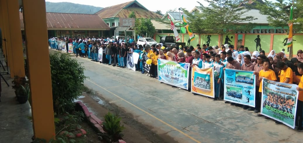 PEMBUKAAN PORSENI MAN TOLITOLI TAHUN PELAJARAN 2019/2020