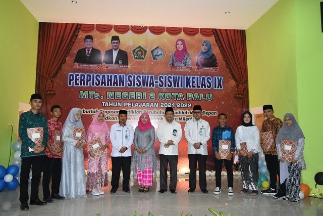 MTsN 2 Kota Palu Gelar Perpisahan Siswa Siswi Kelas IX