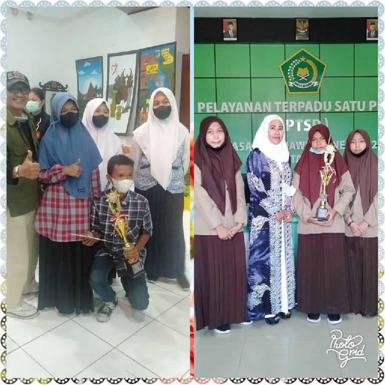 MTsN 2 Kota Palu Raih Juara 2 Lomba Melukis Mural Di Atas Tripleks