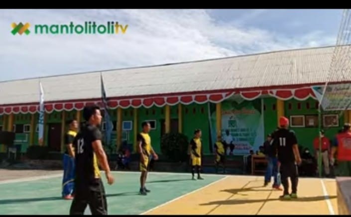 Lomba Bulu Tangkis dan Voly Ball, Bola Takraw di Hari ke 7 Porseni HAB 77 Kemenag Kab.Tolitoli