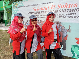 Tiga Guru MAN 2 Kota Palu Perkuat Kontingen Bulutangkis Beregu Putri Kemenag Kota Palu Pada HAB Tingkat Provinsi