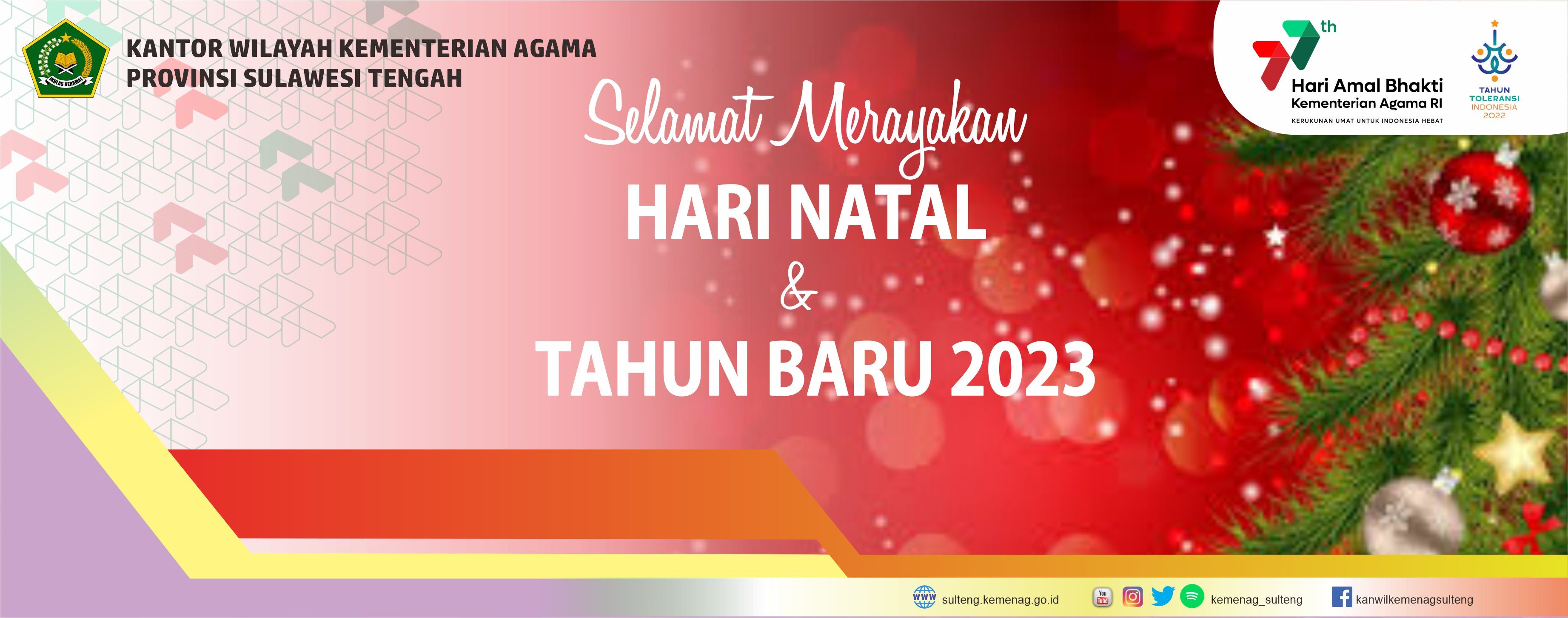Selamat Hari Natal & Tahun Baru 2023
