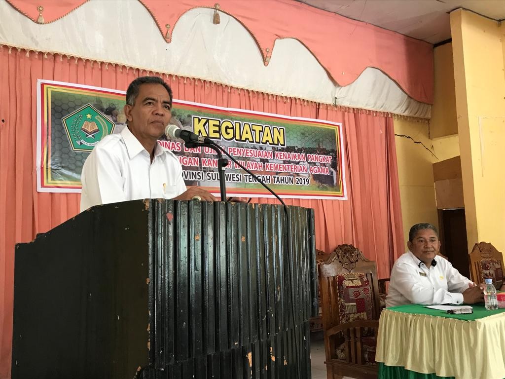 Kemenag Sulteng laksanakan UPKP Tahun 2019