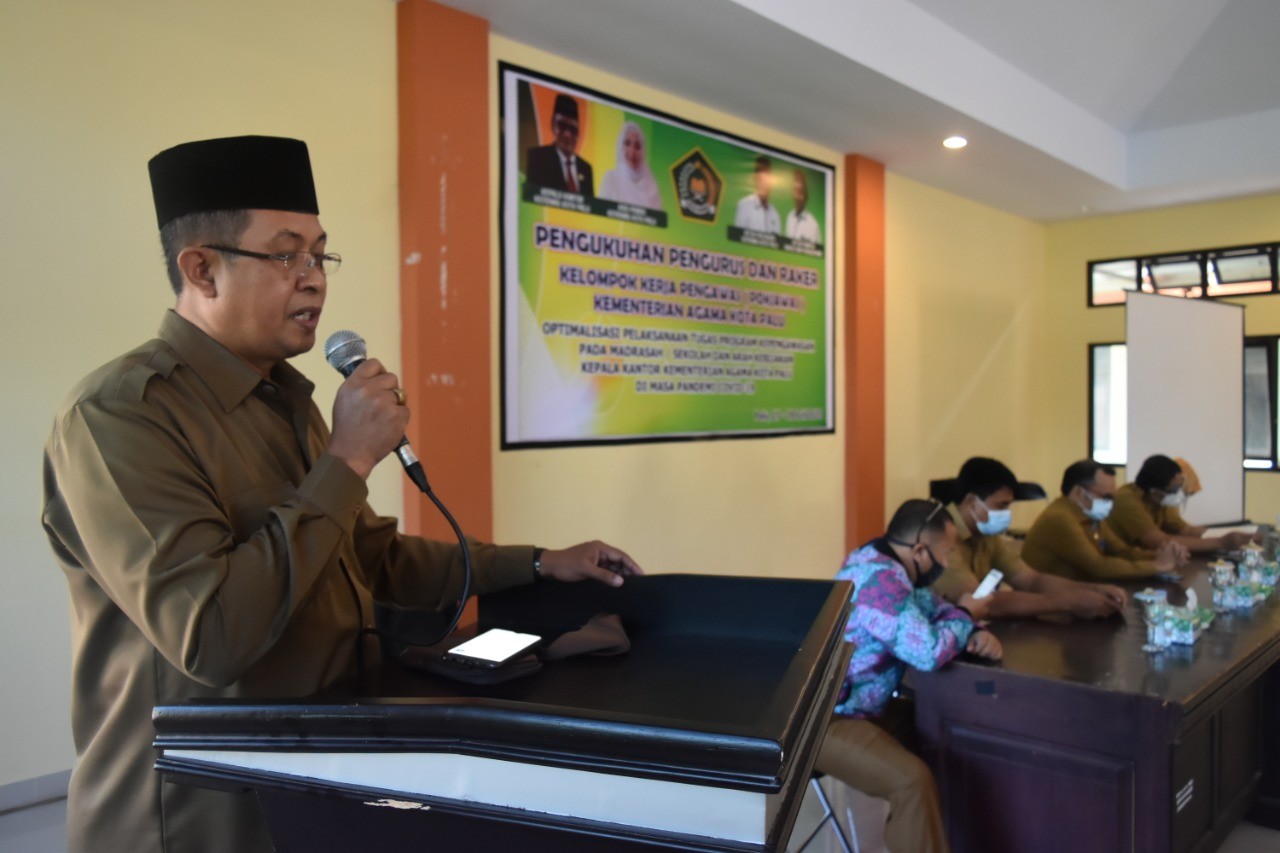 Usai Dikukuhkan, Pokjawas Kemenag Kota Palu Gelar Raker 