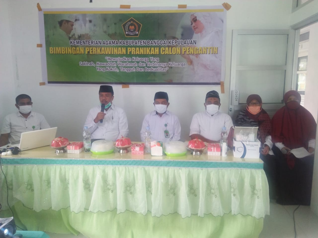 Kemenag Bangkep Laksanakan Bimbingan Perkawinan Pranikah Calon Pengantin