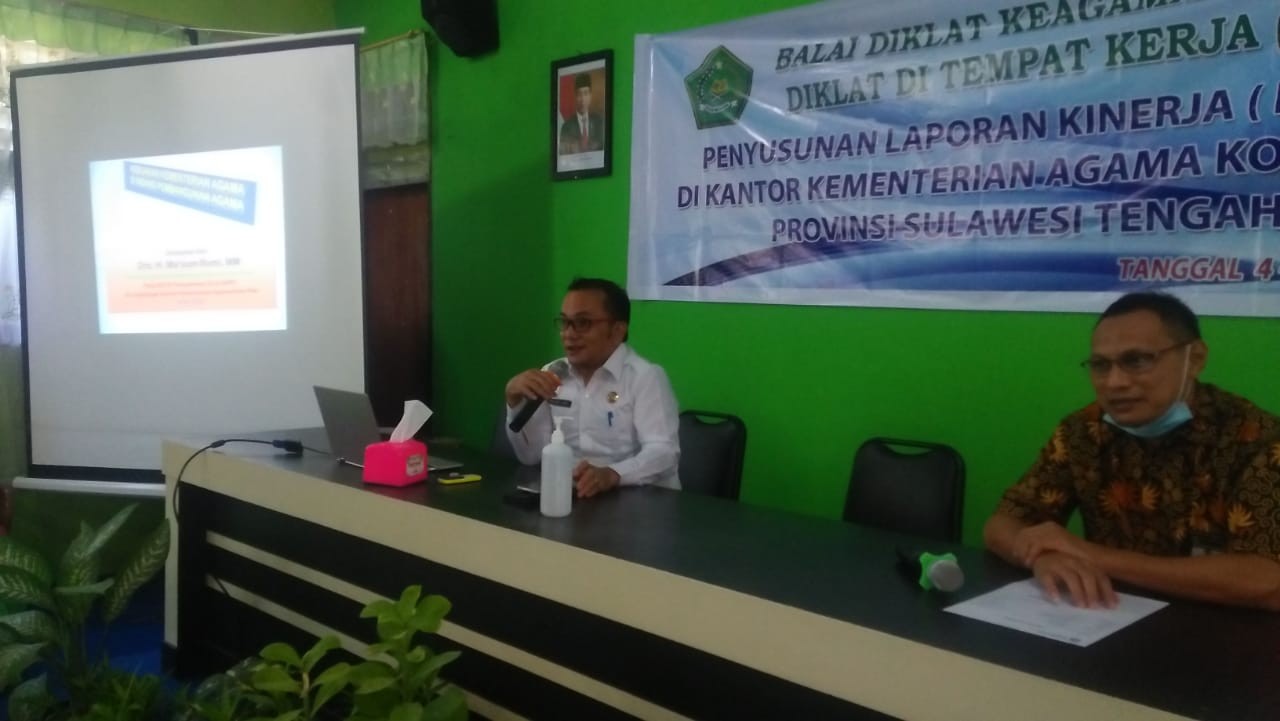 Kakankemenag Sampaikan Pentingnya Pembangunan Dibidang Agama Bagi Peserta DDTK