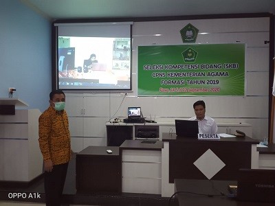 Sempat Tertunda, 6 Peserta Ikuti SKB CPNS  Formasi 2019 di Kemenag Poso