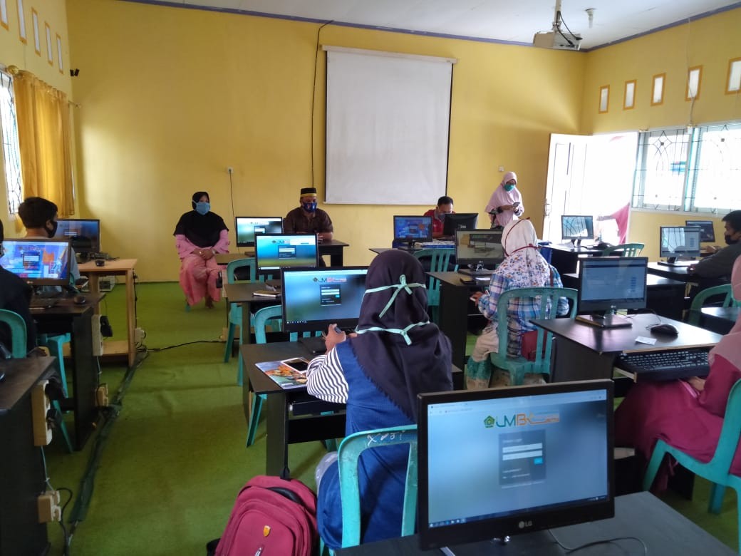 MAN 1 Parigi Melaksanakan Seleksi KSM Berbasis Online