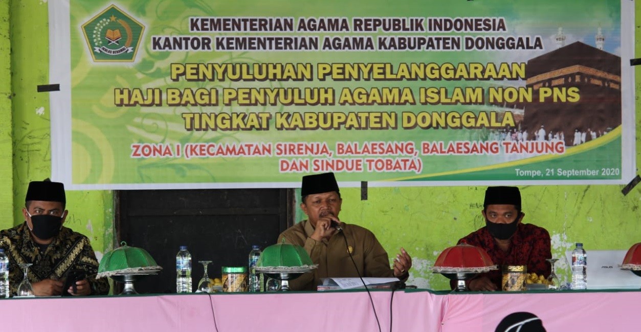 PHU Kemenag Donggala Laksanakan Penyuluhan  Haji Bagi Penyuluh  Non PNS