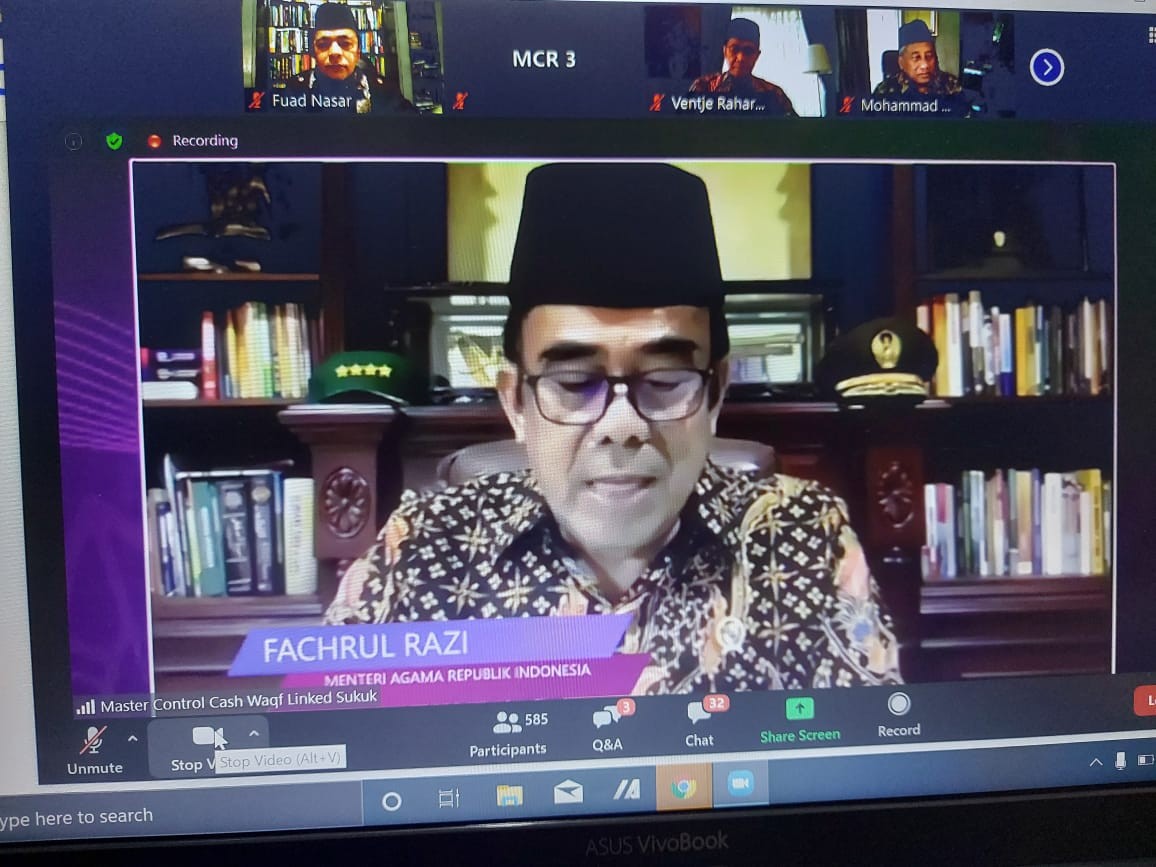 Launching CWLS Ritel, Menag: Ayo Makmurkan Negeri dengan Keberkahan Wakaf