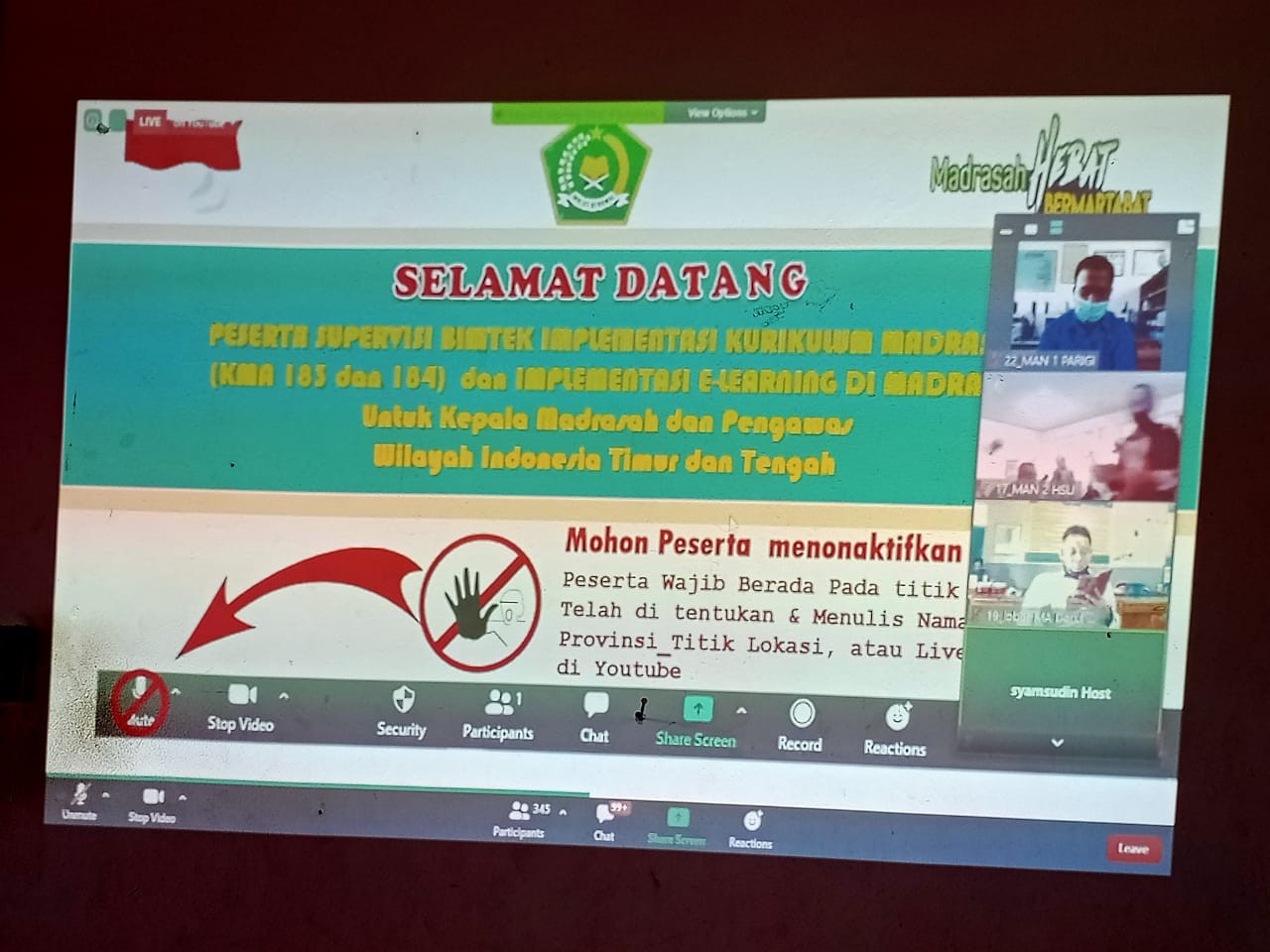Kepala Madrasah Dan Pengawas Parmout Ikuti Bimtek Implementasi Kurikulum 183 Dan 184