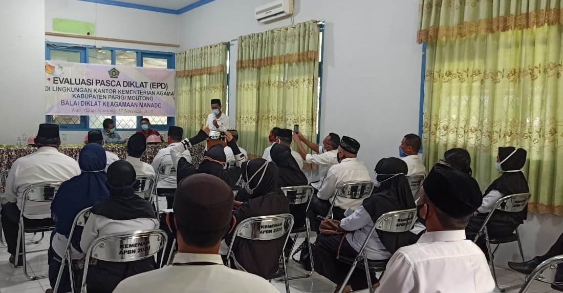 BDK Manado Gelar Evaluasi Pelaksanaan Diklat Di Kemenag Parimo