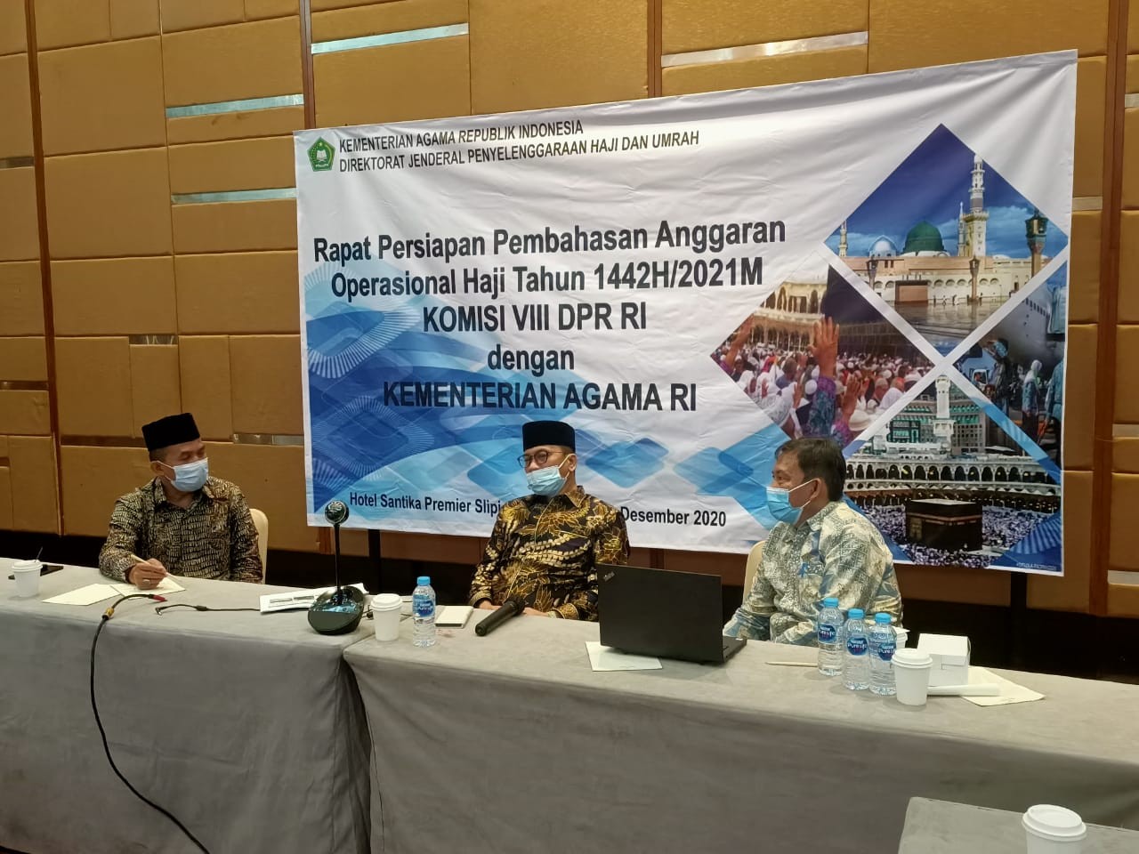 Kemenag dan Komisi VIII Bahas Mitigasi Penyelenggaraan Haji 2021