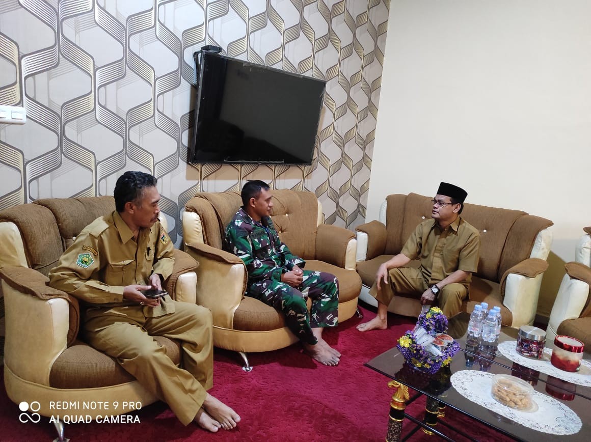 Kakankemenag Kota Palu Menerima Kunjungan Kasiter Korem 132 Tadulako