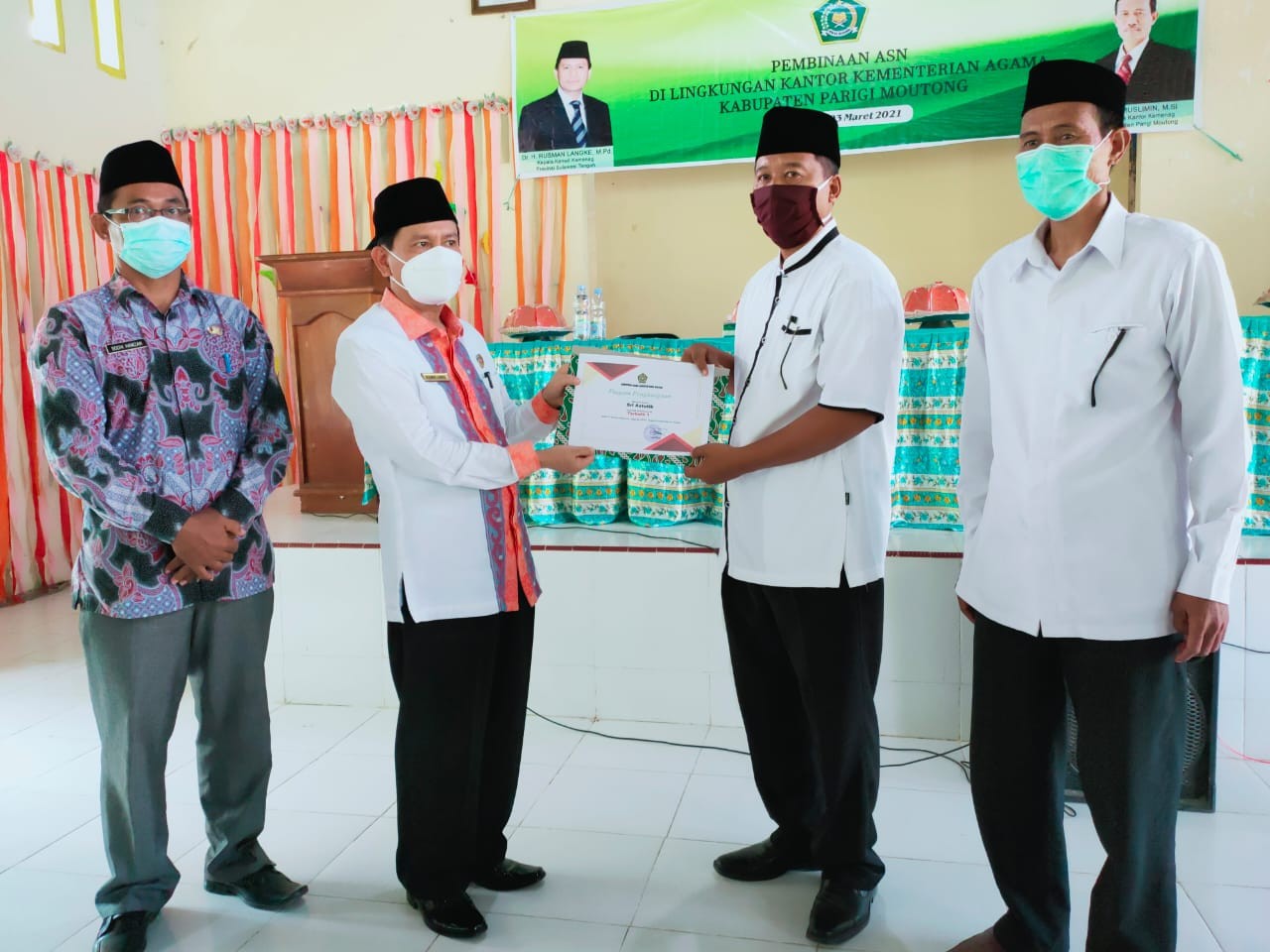 MTsN 2 Parigi Raih Penghargaan  Predikat Terbaik Satu IKPA Tingkat Sulteng