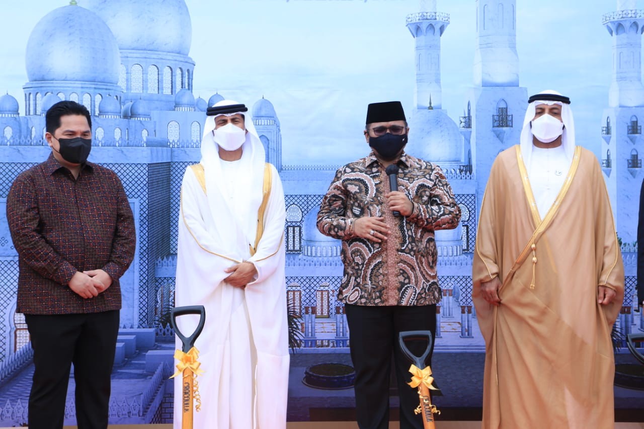 Groundbreaking Masjid Agung Sheikh Zayed di Solo Perkuat Hubungan RI-UEA