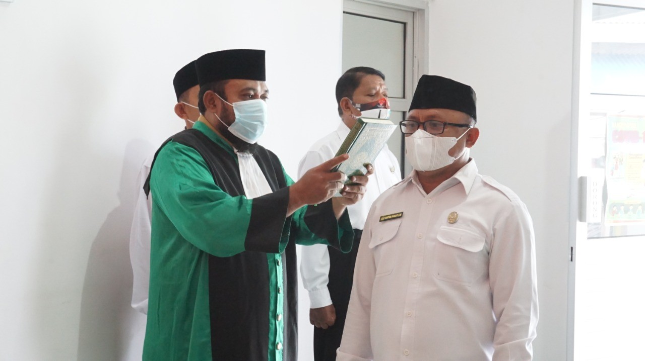 Kemenag Bangkep  Laksanakan Pelantikan Jabatan Analisis Kepegawaian