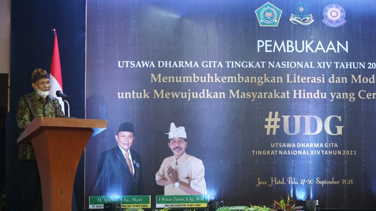 Plt. Kakanwil:Utsawa Dharma Gita Sebagai Media Menyampaikan Dan Memperdalam Keyakinan Beragama