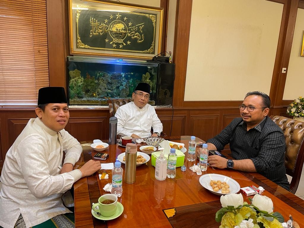 Sowan Ketum PBNU, Menag: Rawat Kerukunan, Bangun Kemitraan Ormas Keagamaan