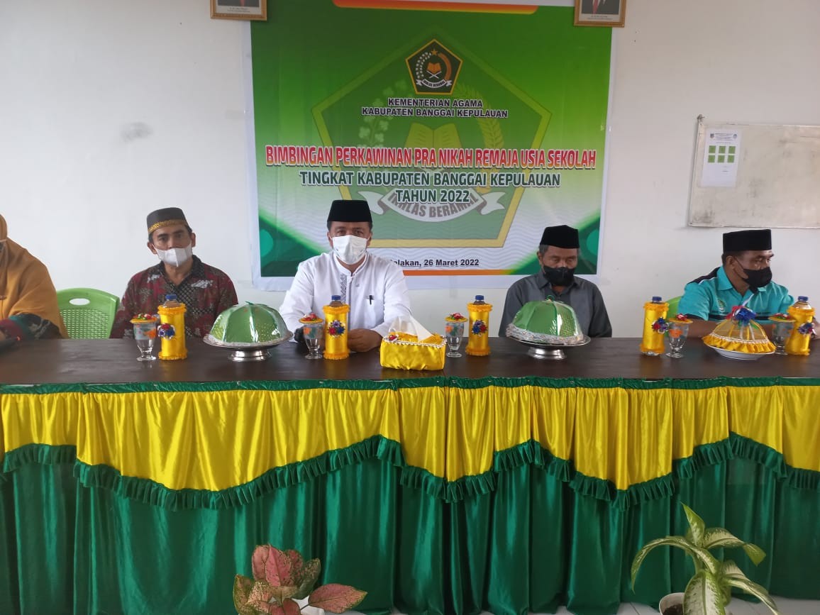 Kemenag Bangkep Bimwin Pra Nikah Siswa SMA 1 Patukuki