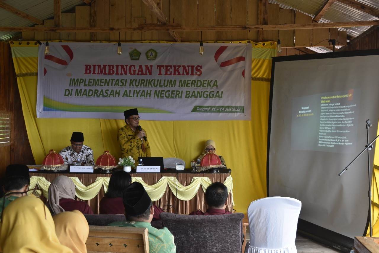 Implementasi kurikulum merdeka MAN 1 Banggai