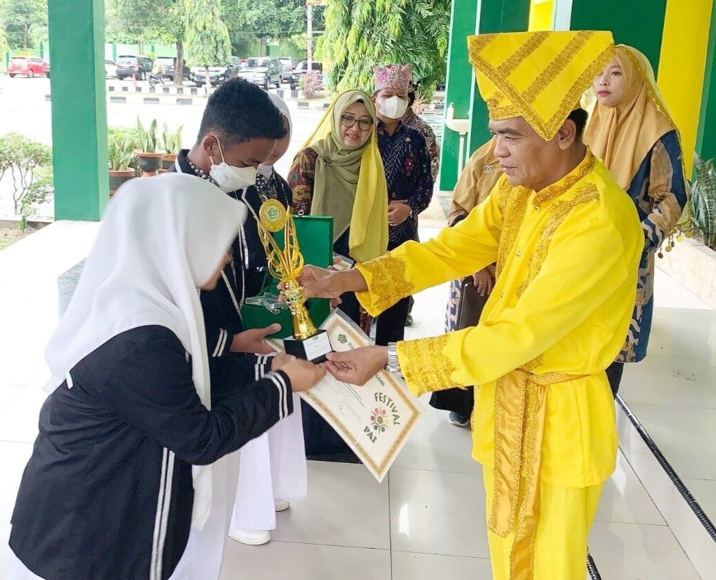 Tiga Siswa Sulawesi Tengah Raih Harapan Satu Lomba Festival PAI Tingkat Nasional 2022