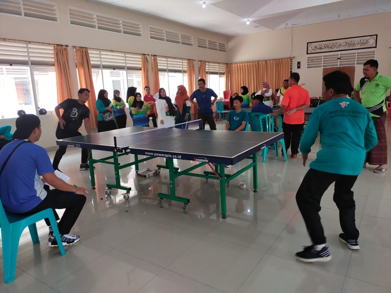 Tim Tenis Meja Putra Putri  Kemenag Tolitoli Raih Juara 1