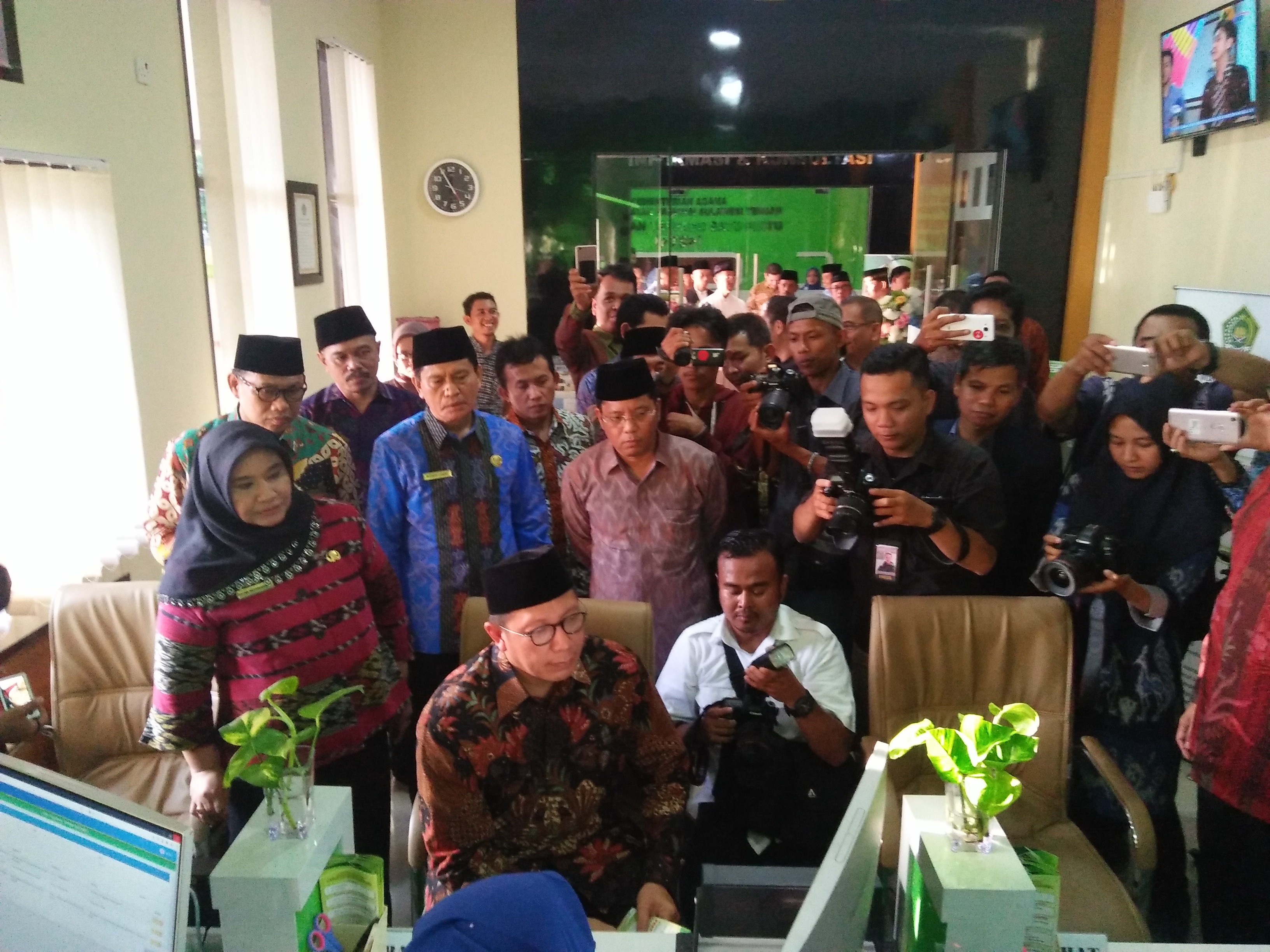 Menag Resmikan PTSP, Kemenag Sulteng lebih dekat Melayani Masyarakat